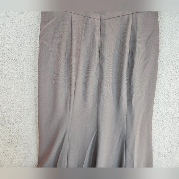 After Six Gown Womens Sz 16 Caviar Crepe Maxi Dress Formal Wedding Cocktails - Picture 8 of 11